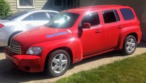 2011 Chevy HHR Vehicle hood Lettering from Micah W, MI