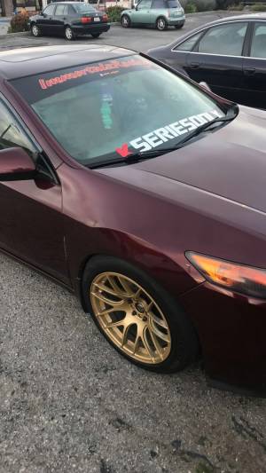2012 Acura TSX Car Lettering from Edgar M, CA