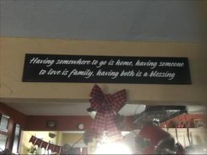 Wall sign Lettering from Tom P, OK