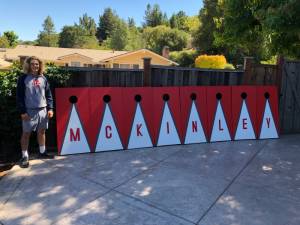 Painted wood Lettering from Julie C, CA