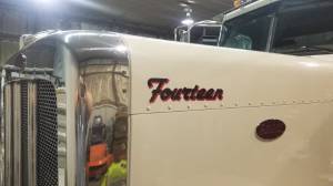 2019 389 Peterbilt 18 wheeler Lettering from Shawn D, MO