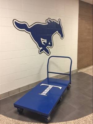 Vinyl Graphics for Flat Cart