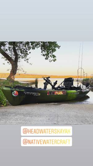 2019 Native Titan Kayak Lettering from David N, CA