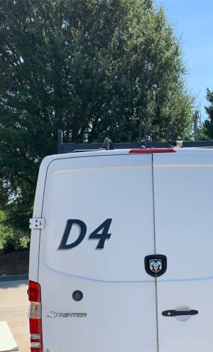 2008 Dodge Sprinter 2500 Can rear door Lettering from Douglas F, NC