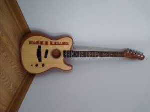 Fender Acoustasonic Guitar Guitar Lettering from Mark H, IL