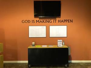 Wall Lettering from Chris M, MO