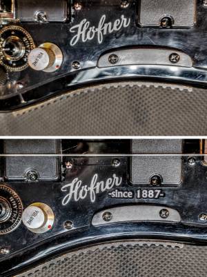 2019 Hofner Whammin' Shirty Hofner Shorty travel bass Lettering from William M, PA