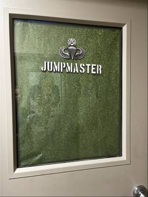 Window Lettering from GERALD P, GA