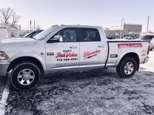 2012 Dodge Truck, International Semi Tractor Truck, Semi Tractor, Door Window Lettering from Brian M, WI