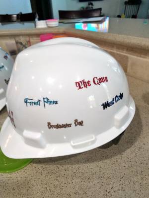 Hard hat Lettering from Douglas B, TX