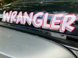 2019 Jeep Wrangler  Lettering from Michael P, PA