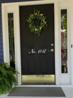 door Lettering from Susan H, MI