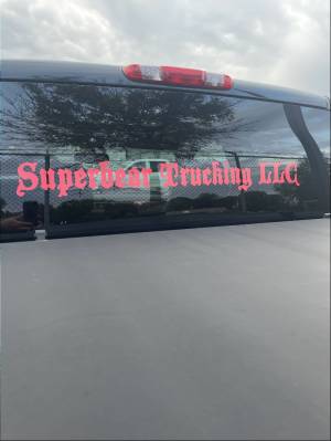 2008 Chevy Silverado  Back window of my truck  Lettering from Brad B, MN