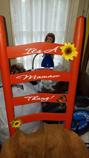 Chair Lettering from LaDonna H, TX