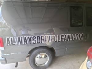 2000 FORD ECOLINE CARGO VAN VAN Lettering from Michael D, GA