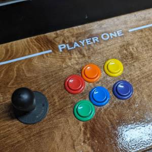 custom built Cocktail Arcade Cabinet Lettering from Brett F, MI