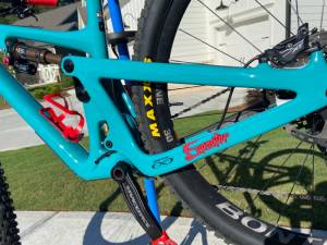 2021 yeti SV130  Racing mountain bike Lettering from Raymond T, TN