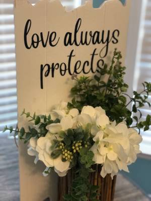 Wood board Lettering from Ravin S, SC