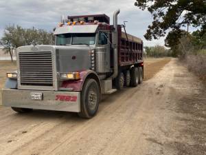 1996 Peterbilt 379 Dump truck  Lettering from Kenneth A, TX