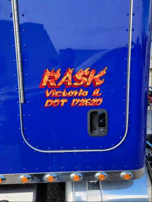 Peterbuilt 567 2020 Truck Lettering from Dennis B, IL