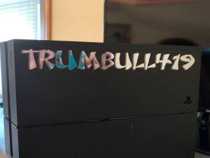 Gaming set up Lettering from Ian T, OH