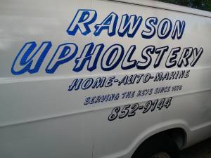 Dodge Ram van Commercial work van Lettering from john r, FL
