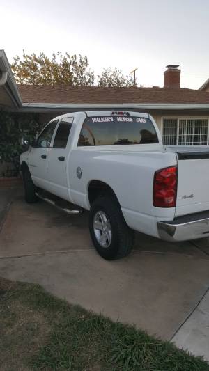 2008 Dodge Ram 1500 4x4 the rear window of my truck Lettering from Sean W, CA