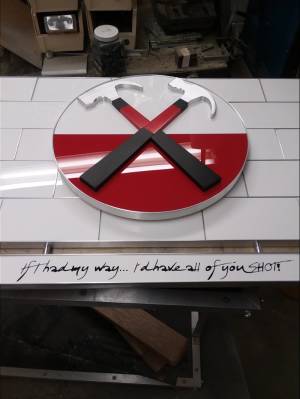 Custom sign Lettering from Frank S, NE