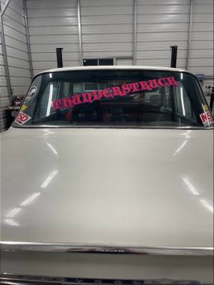63 Chevy nova Car Lettering from Chris E, TX