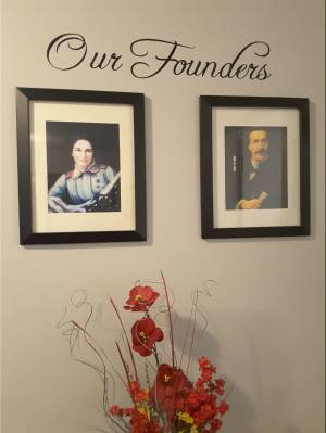 Wall in our lobby Lettering from Sylvia H, TX