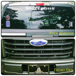 Automotive Windshield Lettering