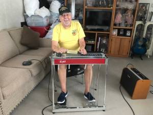pedal steel guitar Lettering from William M, GA