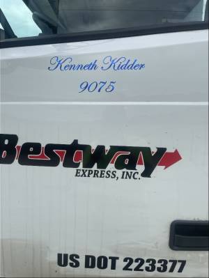 2019 Volvo VNR Semi Truck Lettering from Kenneth K, KY