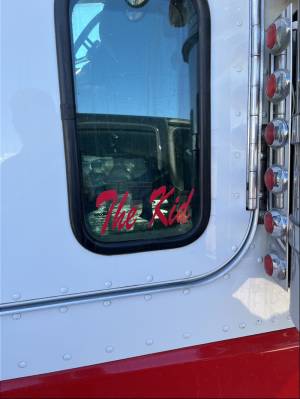 2014 Peterbilt 389 Window  Lettering from Jeremiah  C, TX