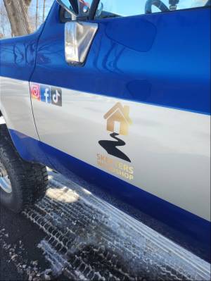 Restored 1984 Chevrolet K10  My shop truck  Lettering from Scott L, WI