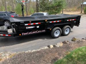 2020 16’ PJ  Dump trailer Lettering from Bill S, ME