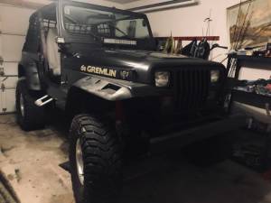 1993 Jeep Wrangler  Jeep Wrangler YJ hood and dash Lettering from Christopher  P, FL