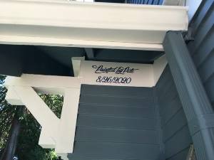 1928 Craftsman  House trim Lettering from Peter E, WA