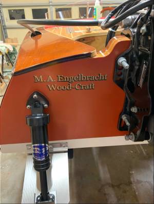Custom Made Wooden Speedboat Boat Lettering from Mark E, GA