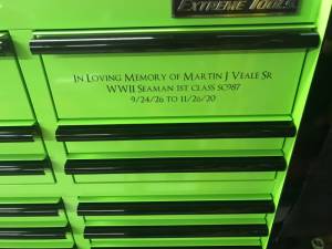 Tool box  Lettering from Martin V, NJ