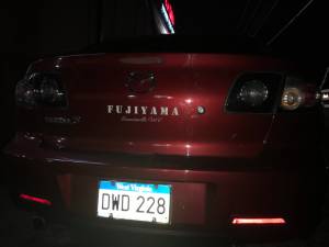 Mazda 3 2008  Car Lettering from Fnu k, WV