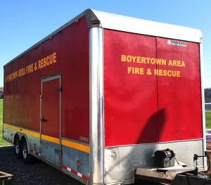 Lettering was for our Special Services Trailer Lettering from JEFFREY B, PA