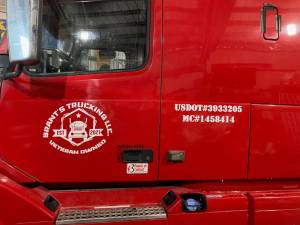 Volvo VNL's Semi's Lettering from Charles E, IN