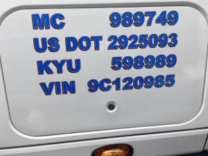 Matching DOT Lettering