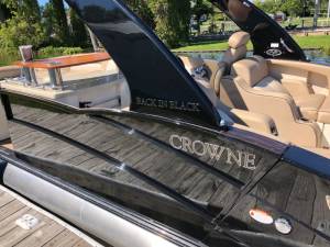 2014 Harris Crowne 250 Pontoon Boat Lettering from Anthony E, MI