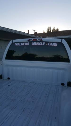 2008 Dodge Ram 1500 4x4 the rear window of my truck Lettering from Sean W, CA
