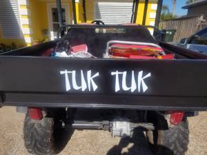 Golf cart Lettering from LORI J, TX