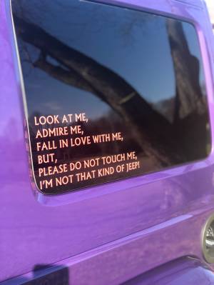 2017 Jeep Wrangler Sahara  Jeep Lettering from Jorgeanne S, IL