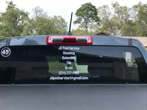 2015 / gmc / canyon  Rear window  Lettering from Javier D, FL