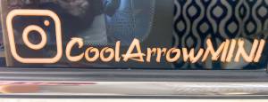 2013 Mini Cooper S Mini Cooper Window Lettering from Darrell M, OR